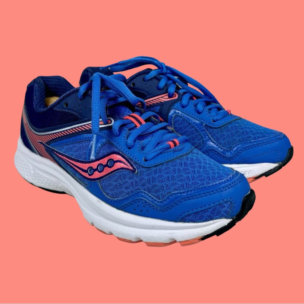 Saucony Women’s Cohesion 10 Blue/Pink Running Shoes Size 6.5  S15333-2